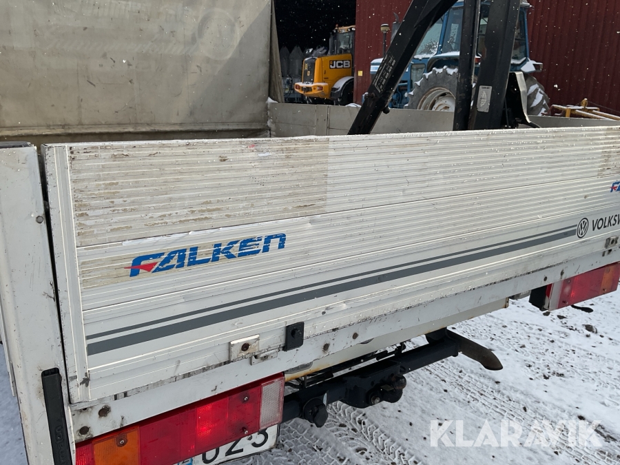 Flakbil med kran Volkswagen LT 35 2.5 TDI