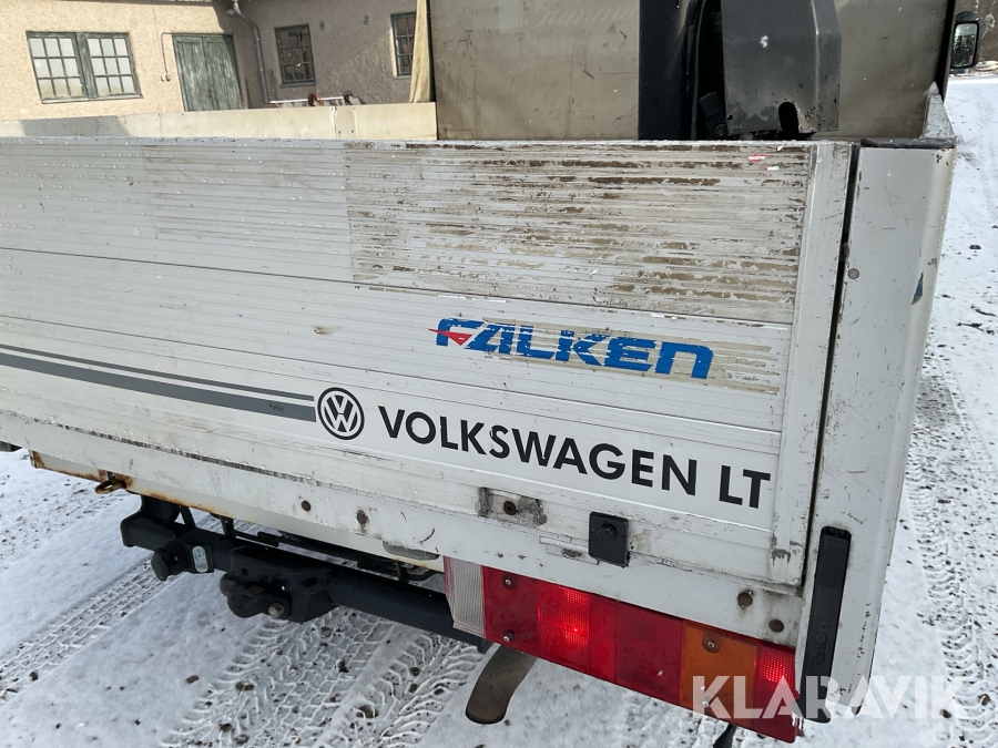 Flakbil med kran Volkswagen LT 35 2.5 TDI