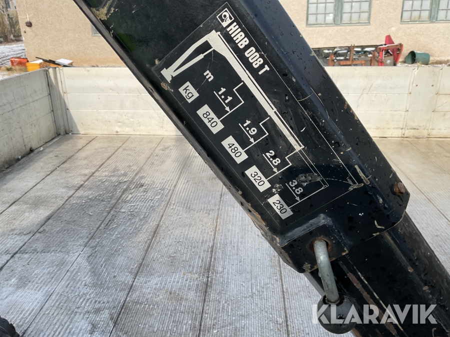 Flakbil med kran Volkswagen LT 35 2.5 TDI