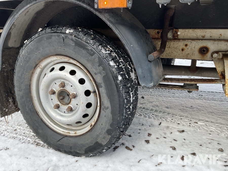 Flakbil med kran Volkswagen LT 35 2.5 TDI