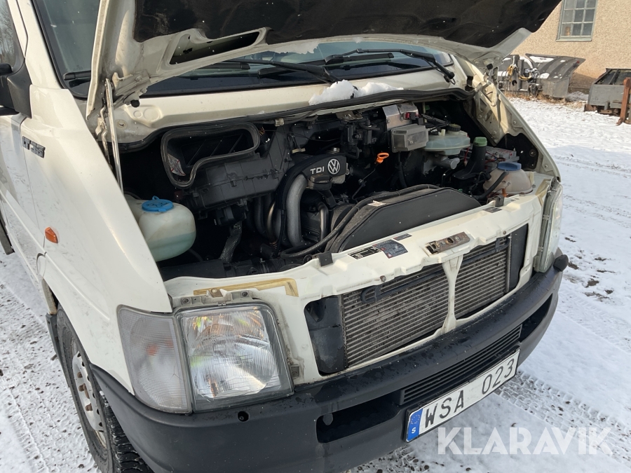 Flakbil med kran Volkswagen LT 35 2.5 TDI