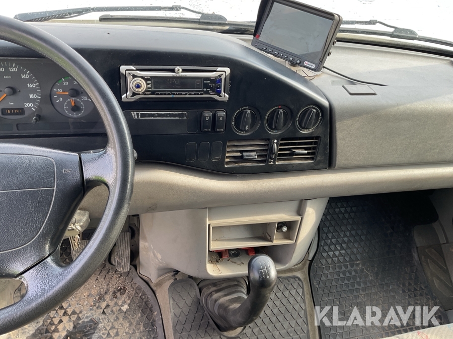 Flakbil med kran Volkswagen LT 35 2.5 TDI