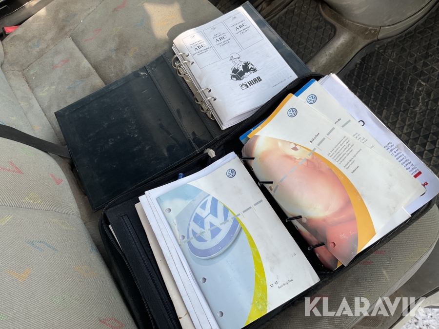 Flakbil med kran Volkswagen LT 35 2.5 TDI