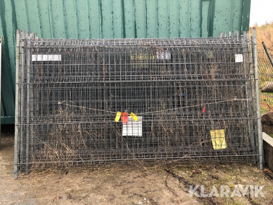 Byggstaket Heras/Tuvan 3x2 meter 18 st