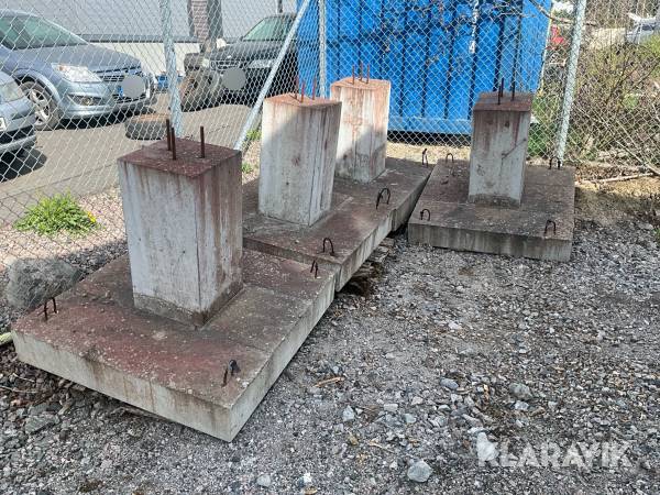 Betongplintar/Betongfundament