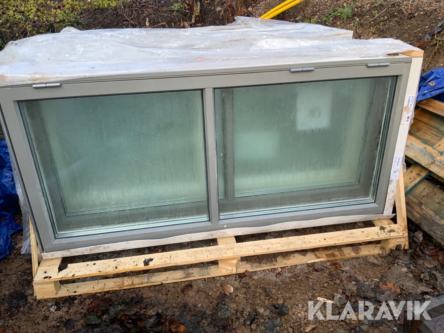 Ytterdörr Elitfönster 10x21 aluminium/trä vänsterhängd