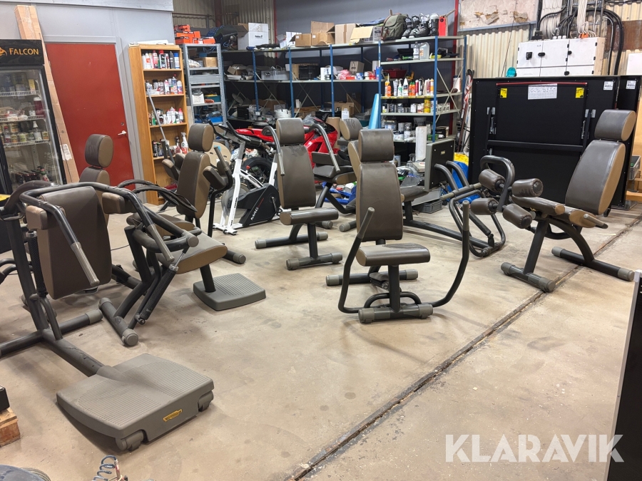 Gymmaskiner Technogym Easy line 9st maskiner