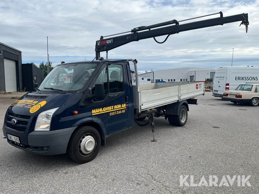 Pickup Ford Transit T350 2.4 TDCi med kran 
