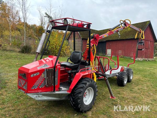 Miniskotare Kranman Bison 6000 6WD med dolly