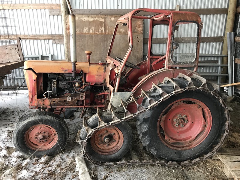 Traktor med halvband Bolinder Munktell