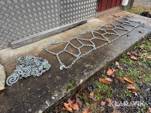 Snökedjor/Lätt viktskedja till trailer - 1 par