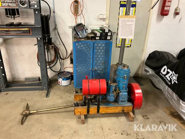 Tändkulemotor för båt Skandia Typ 13 8hk