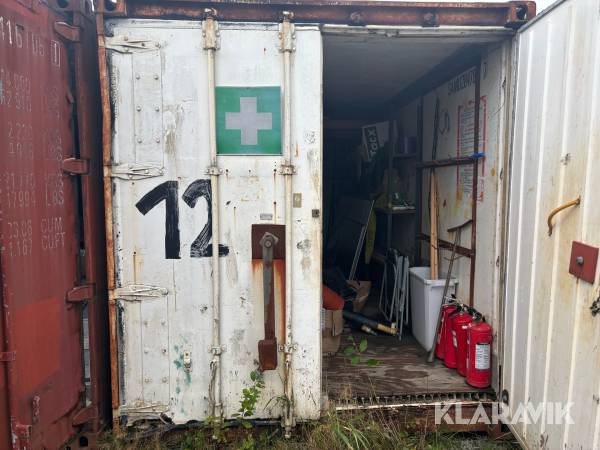 Container 20 fot inkl innehåll