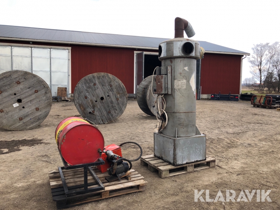 Varmluftspanna med alloljebrännare Bahco Thermobloc / Kroll BVB-6 / GS