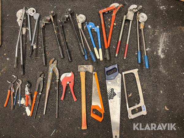 Rörbockar och diverse verktyg