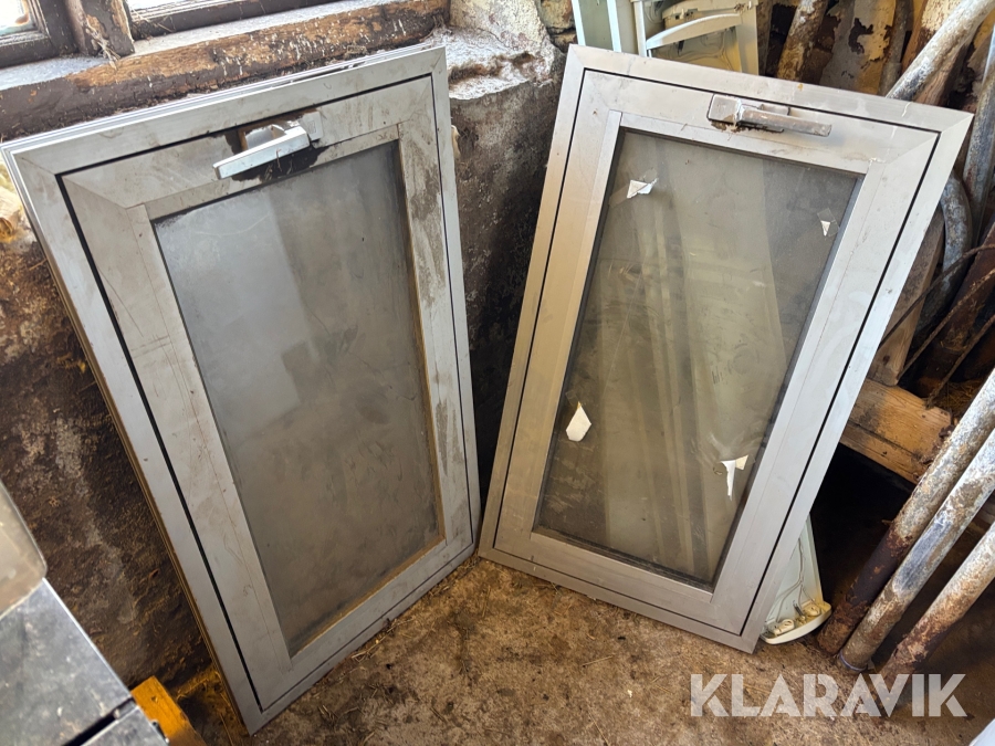 Aluminiumfönster 2st