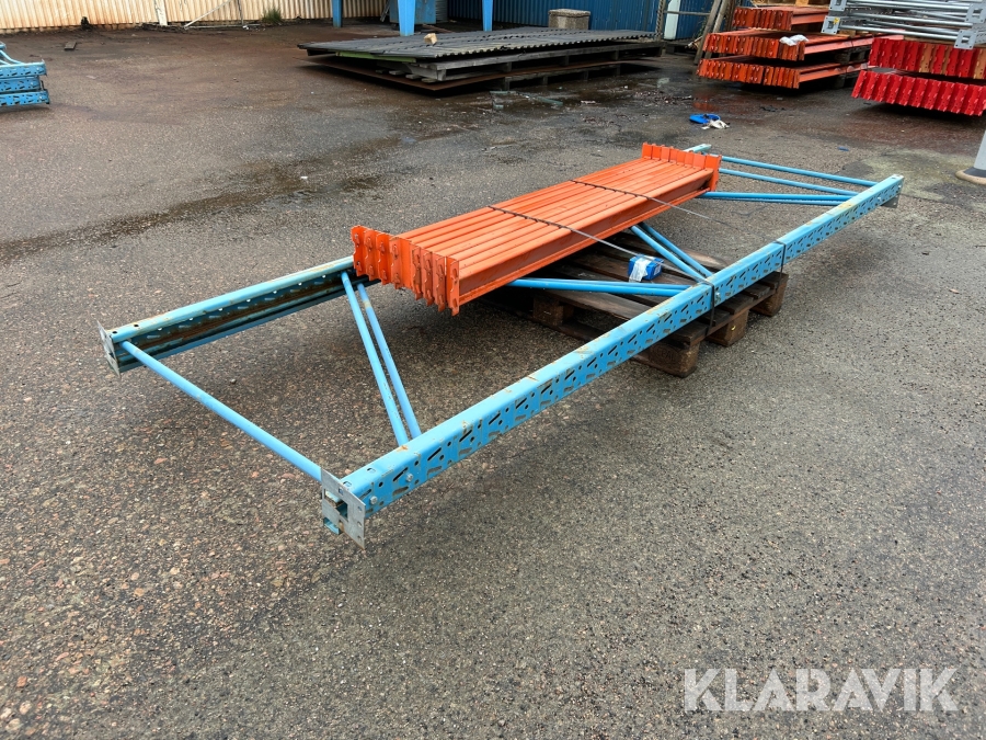 Pallställ   3,5m gavlar