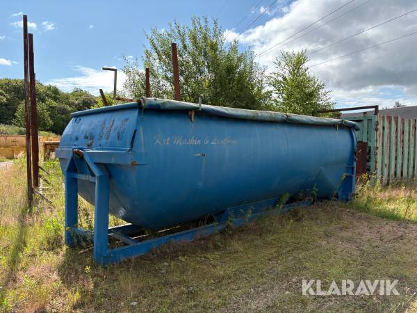Lastväxlarcontainer för spannmål