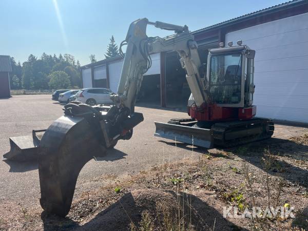 Grävmaskin Takeuchi TB153FR med tiltrotator och redskap