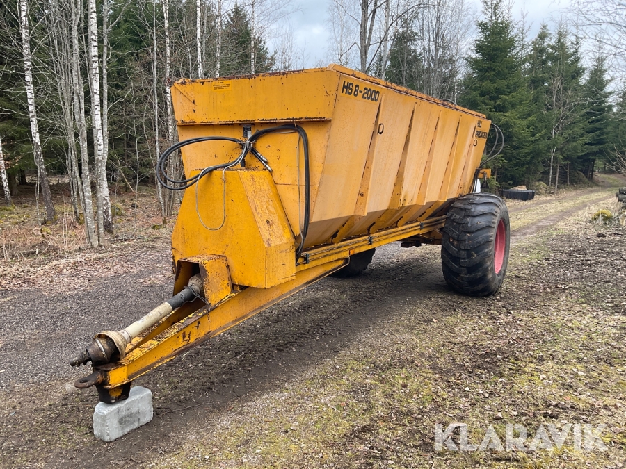 Gödselspridare Hill Spridaren HS 8-2000