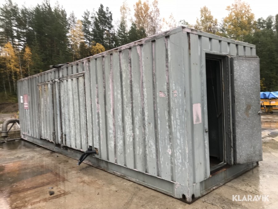 Elverk Unipower 550 kVA monterad i container