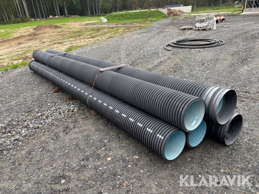 Vägdränering infra VDR Pipelife 343/300 mm 6 m 5 st
