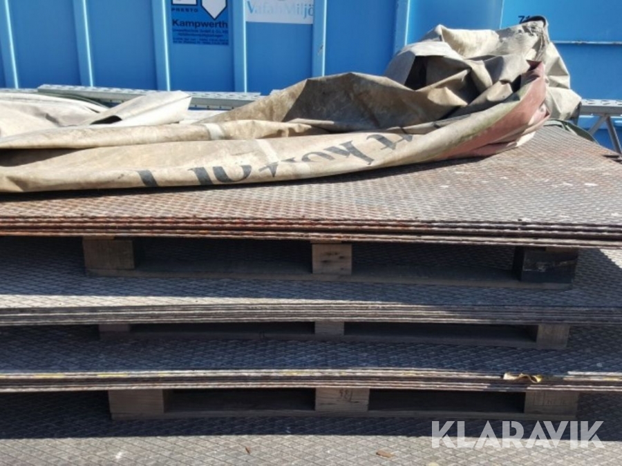 Durkplåt av stål 5 st