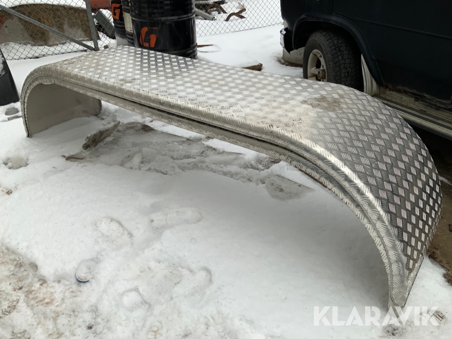 Aluminiumskärmar 2st