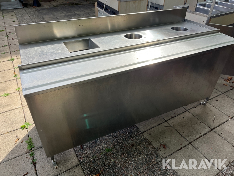 Rostfri sorteringsbänk storkök  