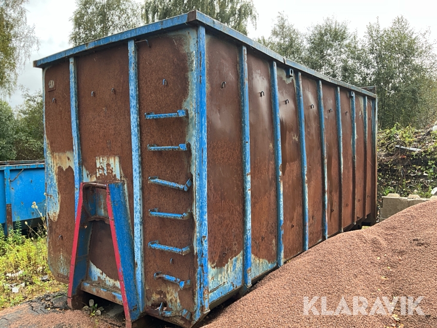 Lastväxlarcontainer 38 m3