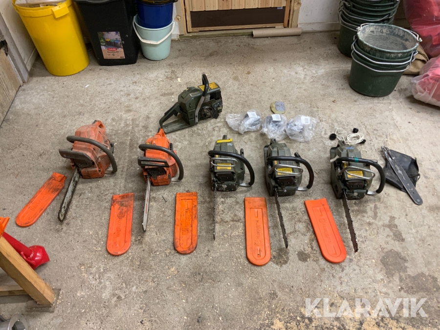 Motorsågar Husqvarna 6st