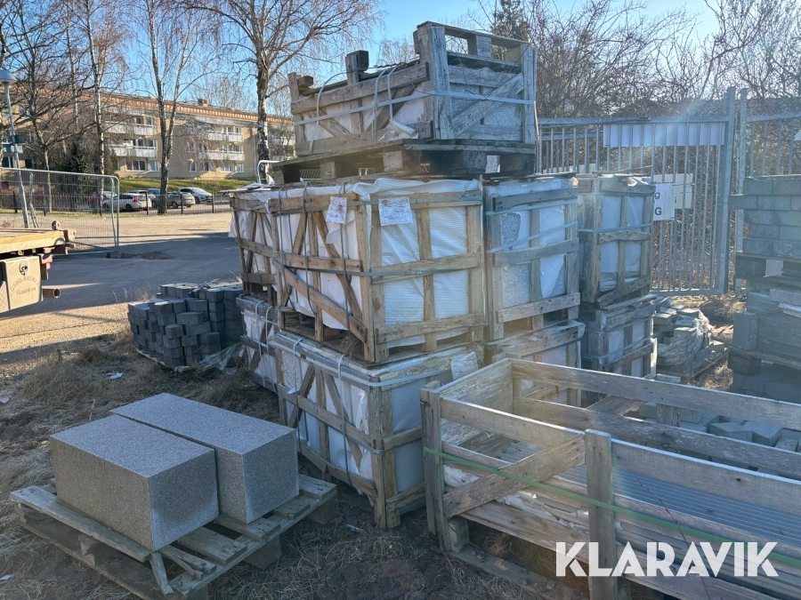 Mursten / blocksten granit 51 st