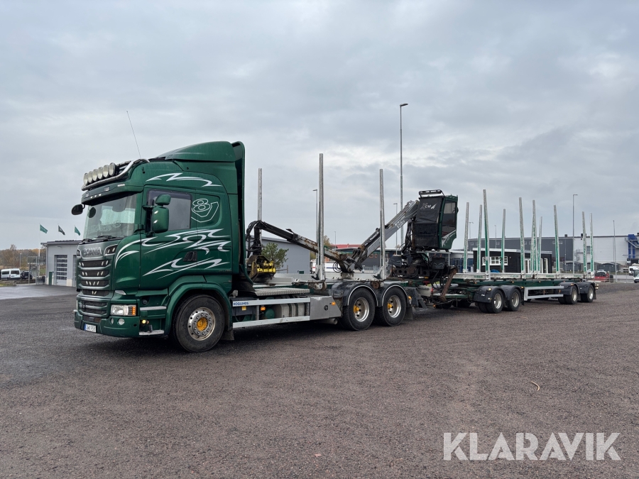 Timmerbil Scania R580 