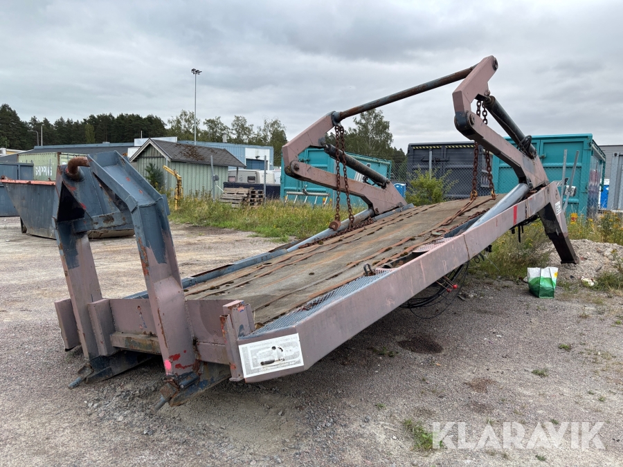 Liftdumper på lastväxlarram