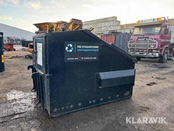 Container täckt 6 m Stora BM