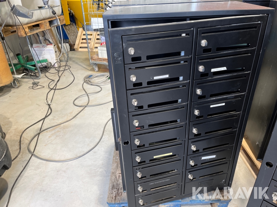 Digitala fastighetsboxar Din box 34st brevlådor