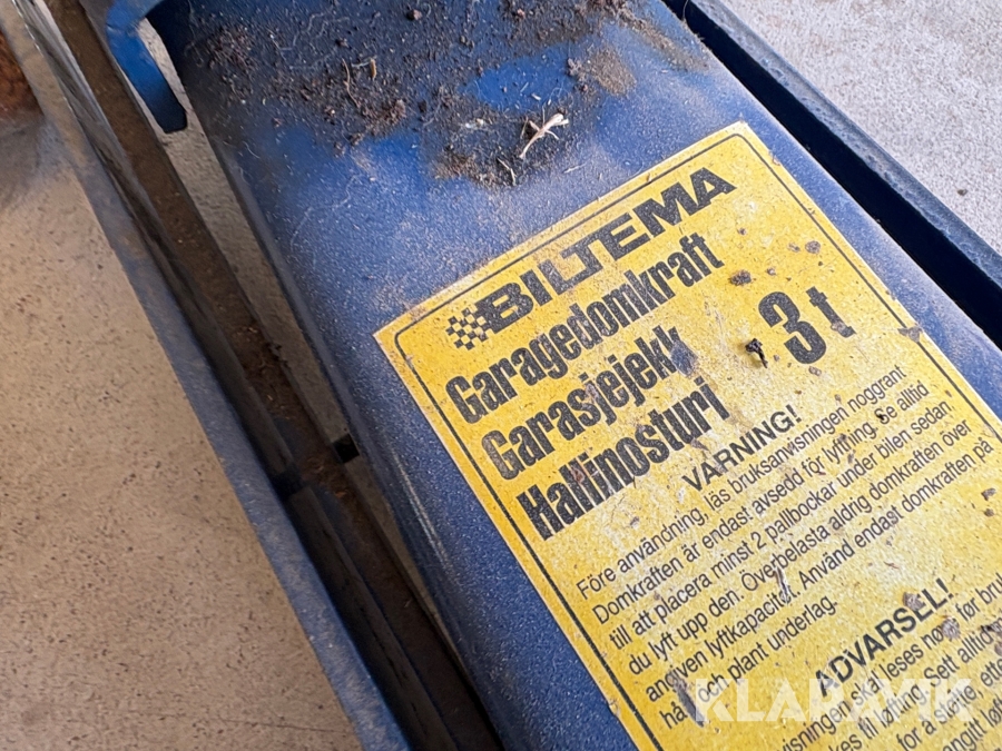 Verkstadsdomkraft Biltema 3ton