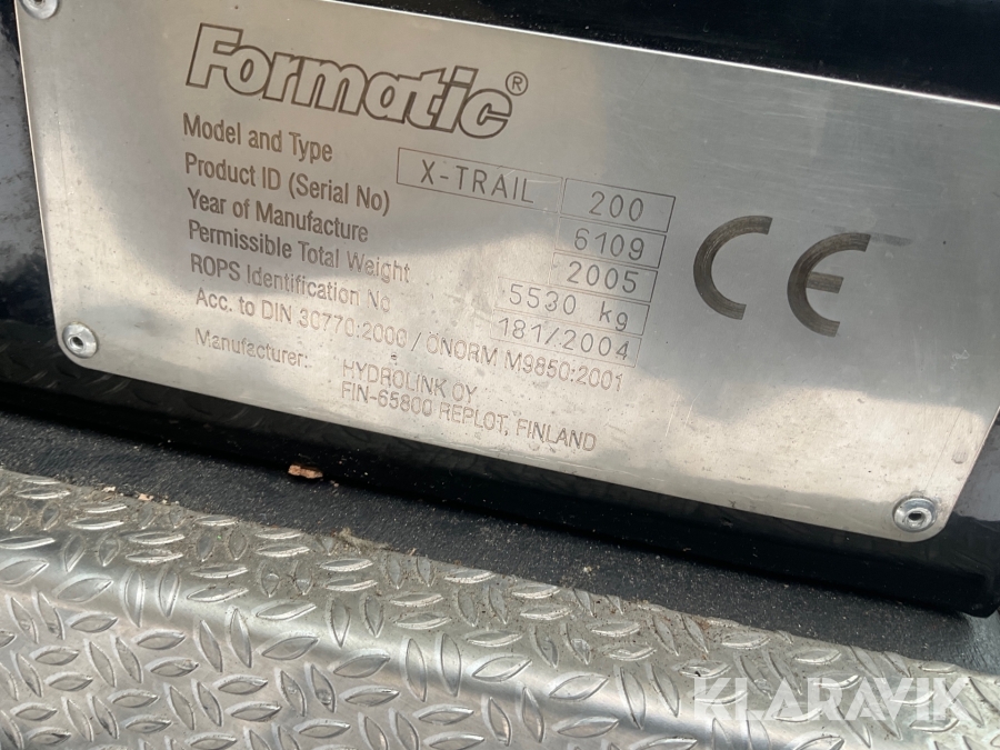 Pistmaskin Formatic X-trail 200