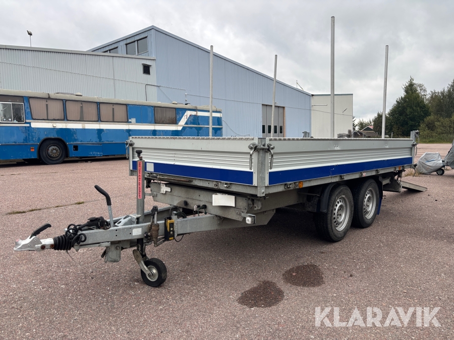Tippsläpvagn Pongratz 3-SKS 3600/17 T-AL