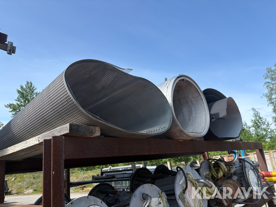 Plåtrullar Ventilationsplåt 4 st