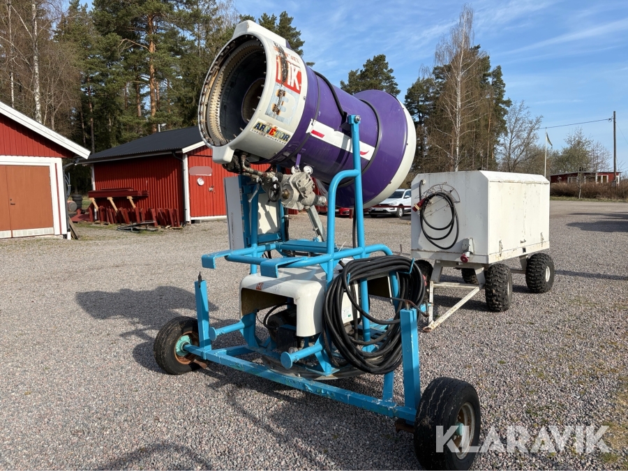 Snökanon Snowjet Aetna MK3 med kompressor och slangar