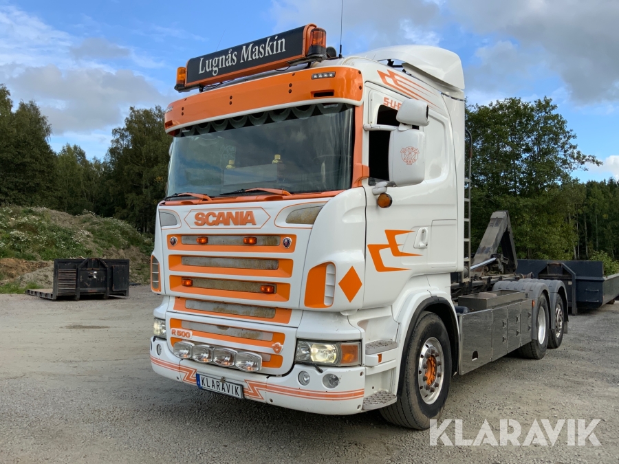 Lastväxlare Scania R500, Mariestad, Klaravik auktioner
