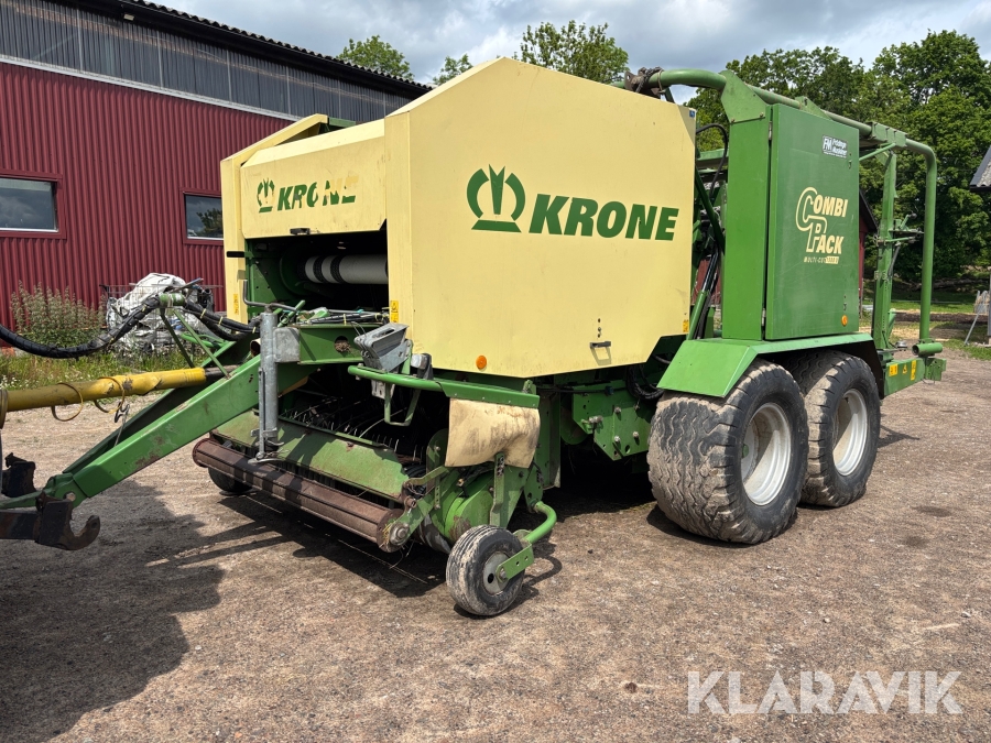 Rundbalspress Krone Combi Pack Multi-Cut 1500 V