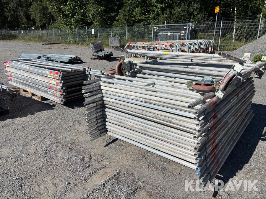 Byggställning Layher ca 9m