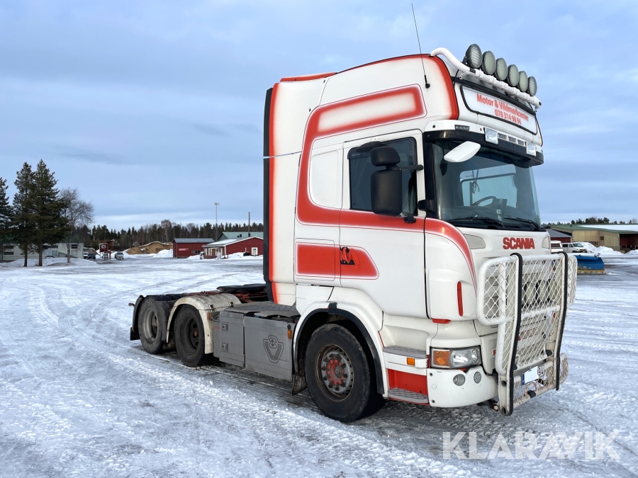 Dragbil Scania R620 6X4, Härjedalen, Klaravik auktioner