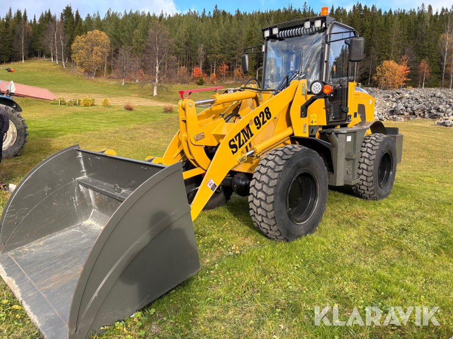 Hjullastare SZM 928 med skopa