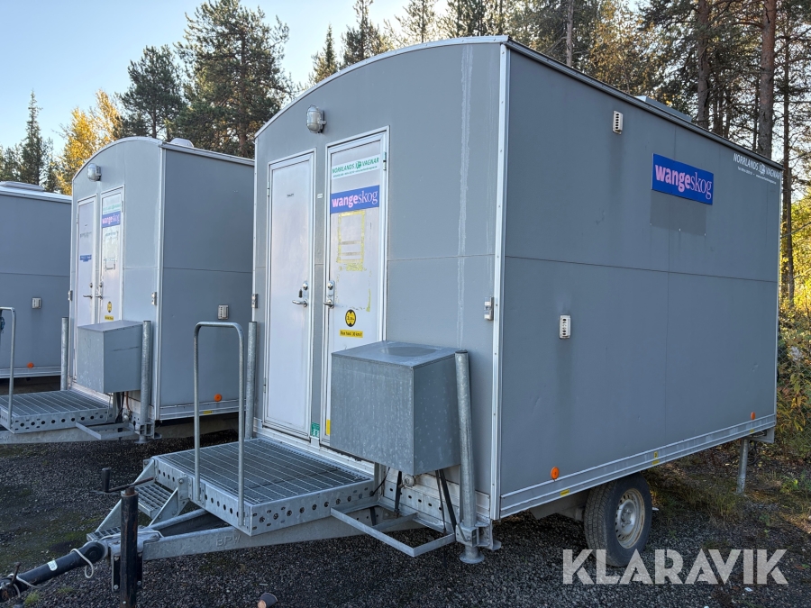 Rastbod med toalett Norrlandsvagnar MT6-40