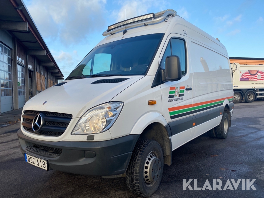Skåpbil Mercedes Benz Sprinter 519 CDI 4x4 (190hk)