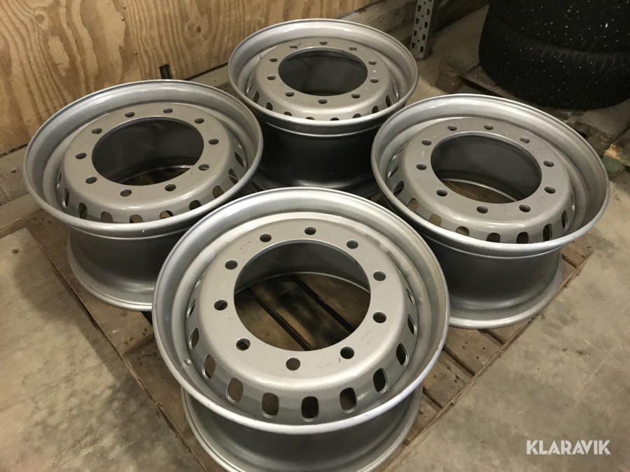 4st Lastbilsfälgar 22,5x11,75H