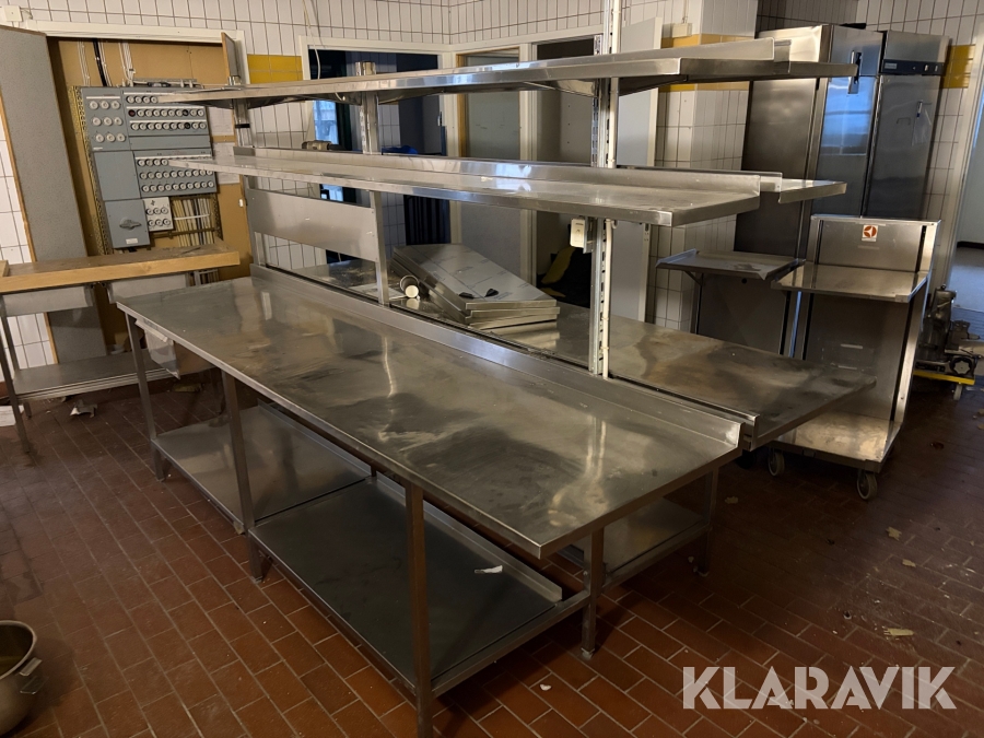 Rostfria arbetsbänkar